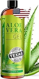 Seven Minerals Aloe Vera Gel with Freshly Cut Pure Organic