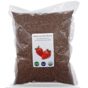 Brown Flax Seed 5 Pounds (Flaxseed) Whole, Raw, USDA Certified