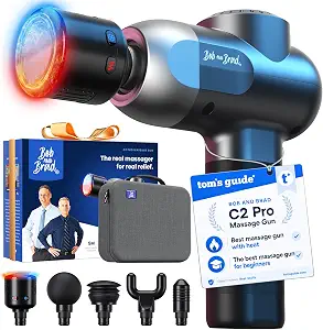 BOB AND BRAD C2 Pro Massage Gun with Heat and Cold Therapy
